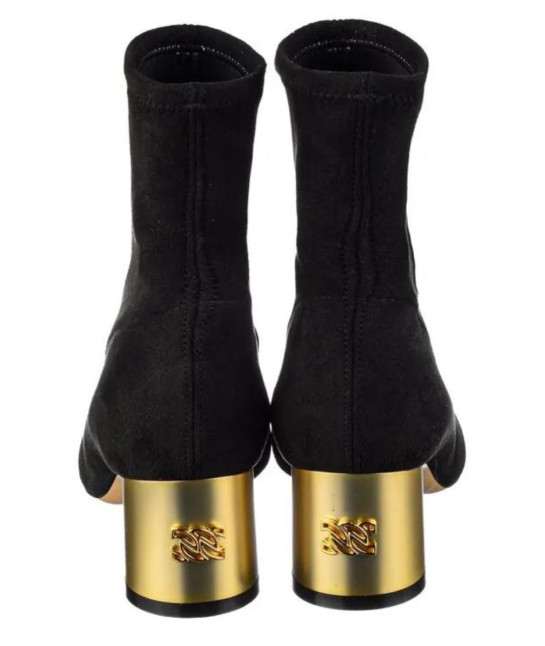 CASADEI Черные замшевые полусапоги, фото 2