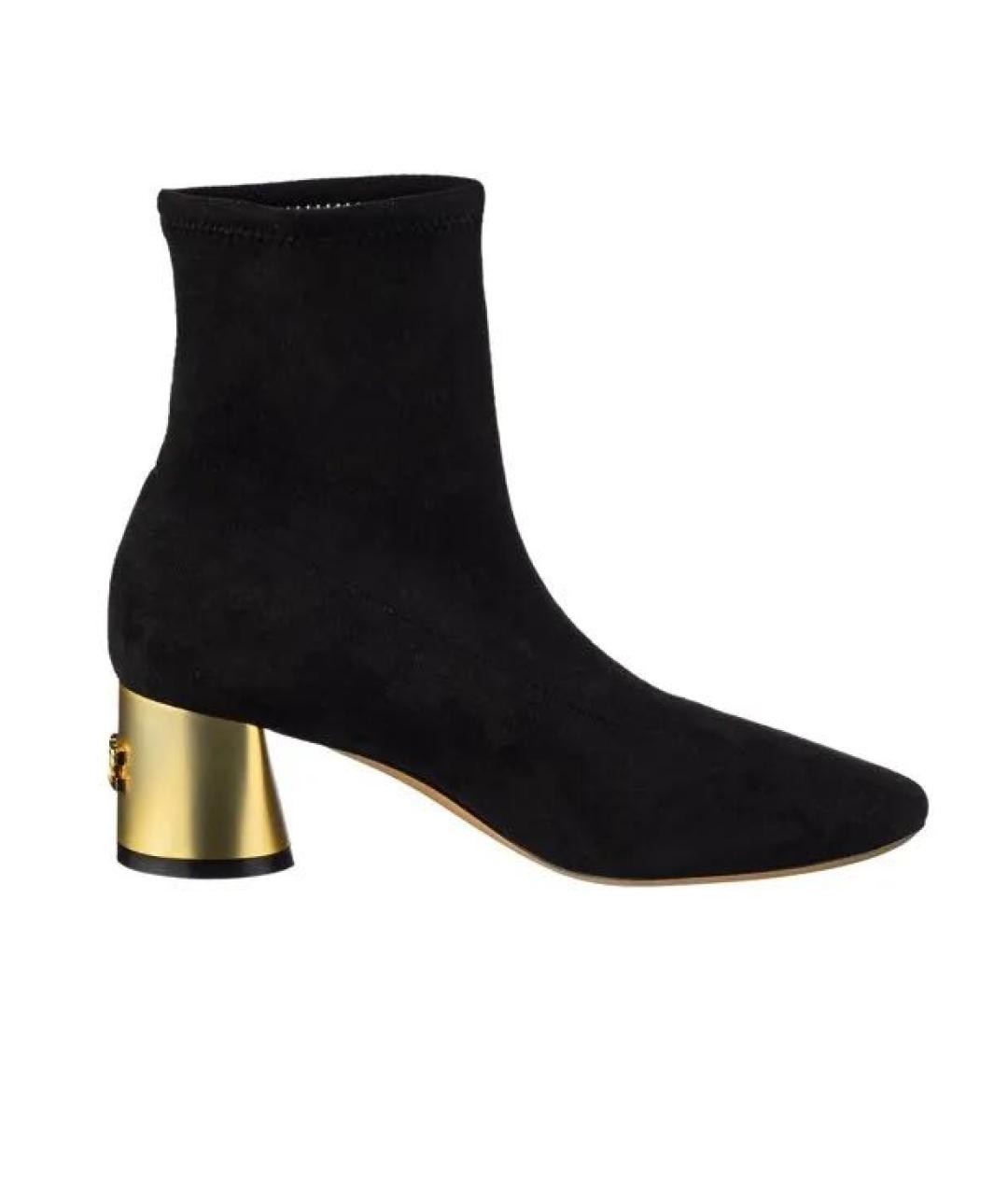 CASADEI Черные замшевые полусапоги, фото 4