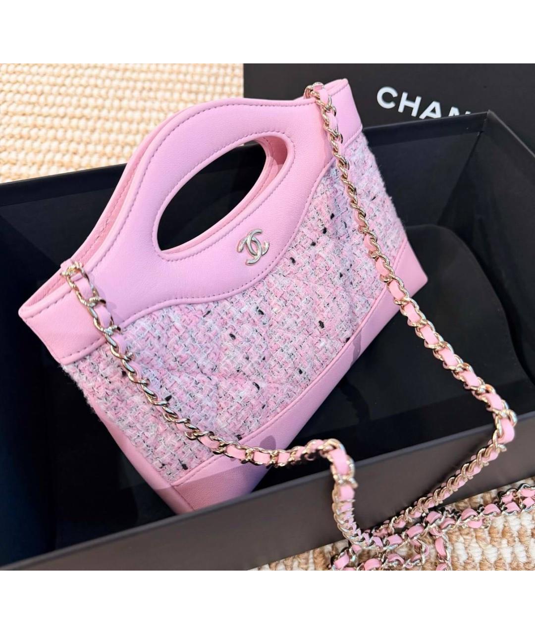 CHANEL Розовая сумка через плечо, фото 2