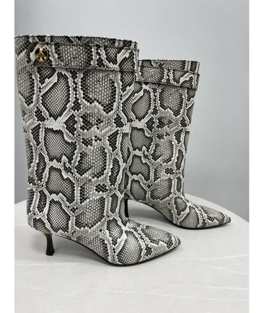 MOSCHINO Мульти кожаные сапоги, фото 7