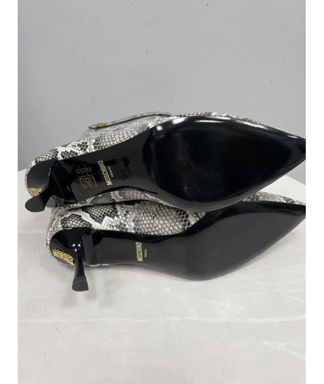 MOSCHINO Мульти кожаные сапоги, фото 6