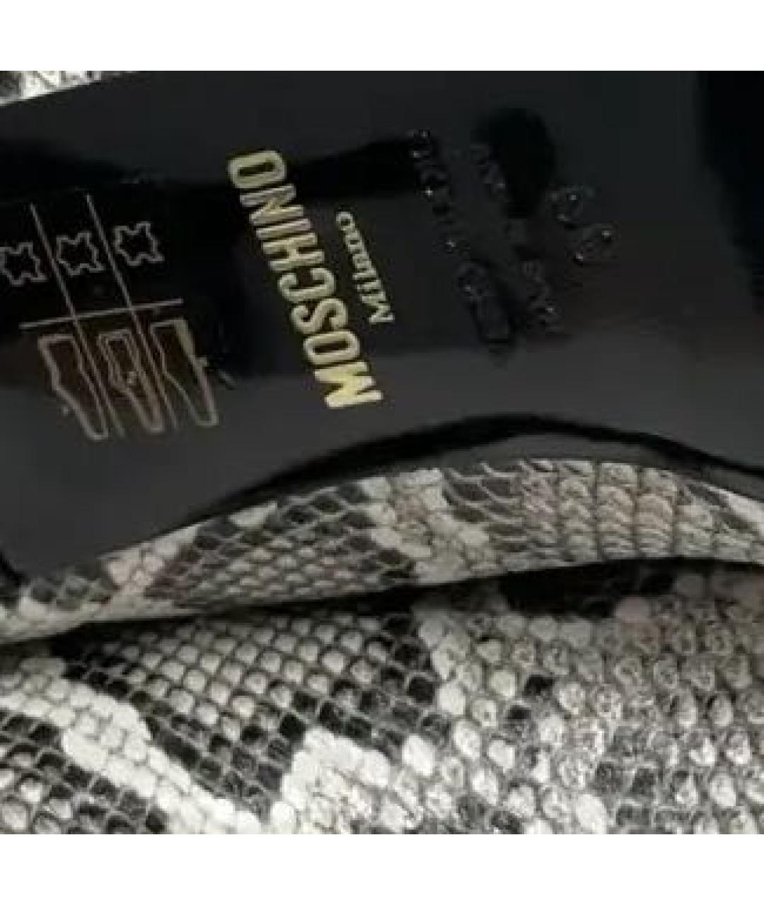 MOSCHINO Мульти кожаные сапоги, фото 5