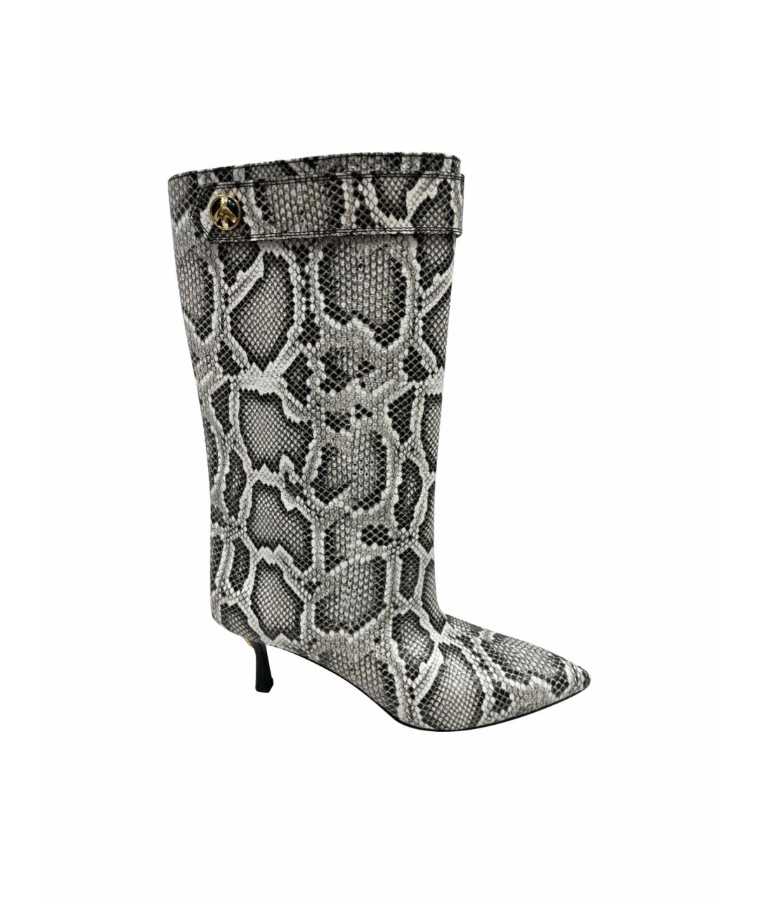 MOSCHINO Мульти кожаные сапоги, фото 1