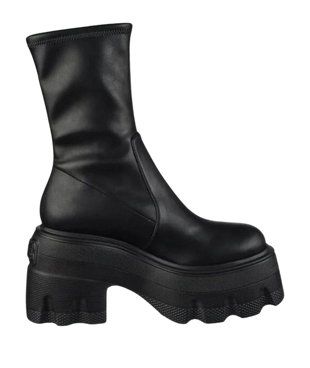 CASADEI Черные кожаные ботинки, фото 1