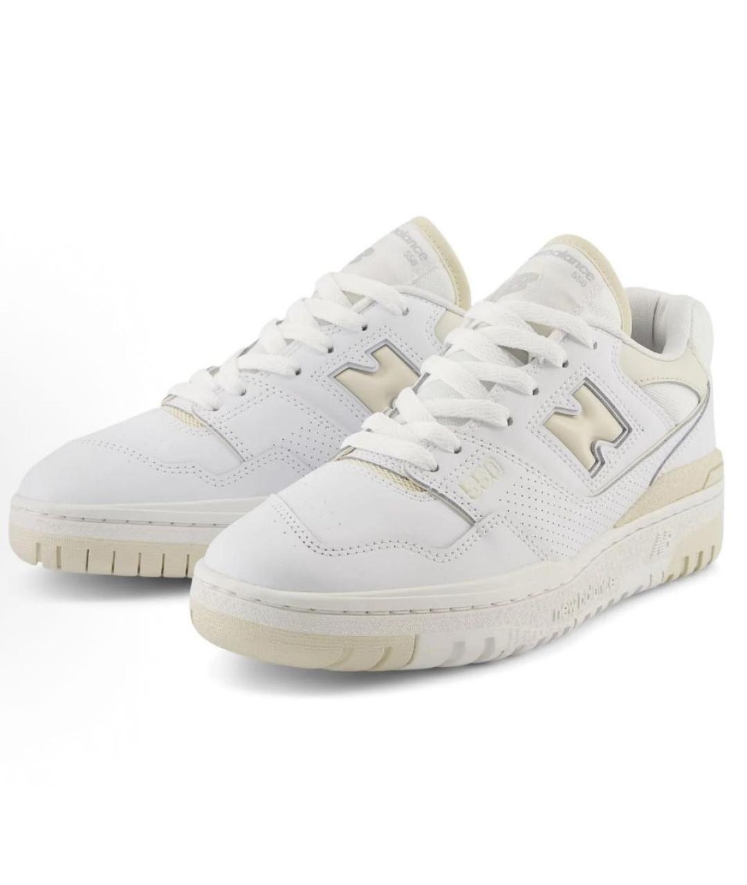 NEW BALANCE Бежевые кожаные кроссовки, фото 2