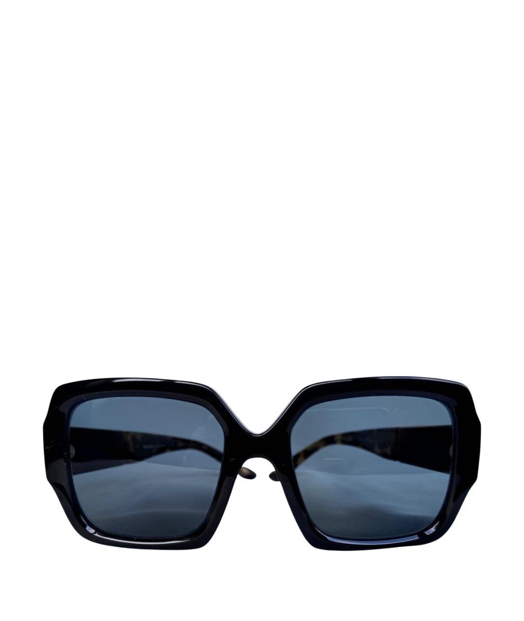 PRADA Черные пластиковые солнцезащитные очки, фото 1