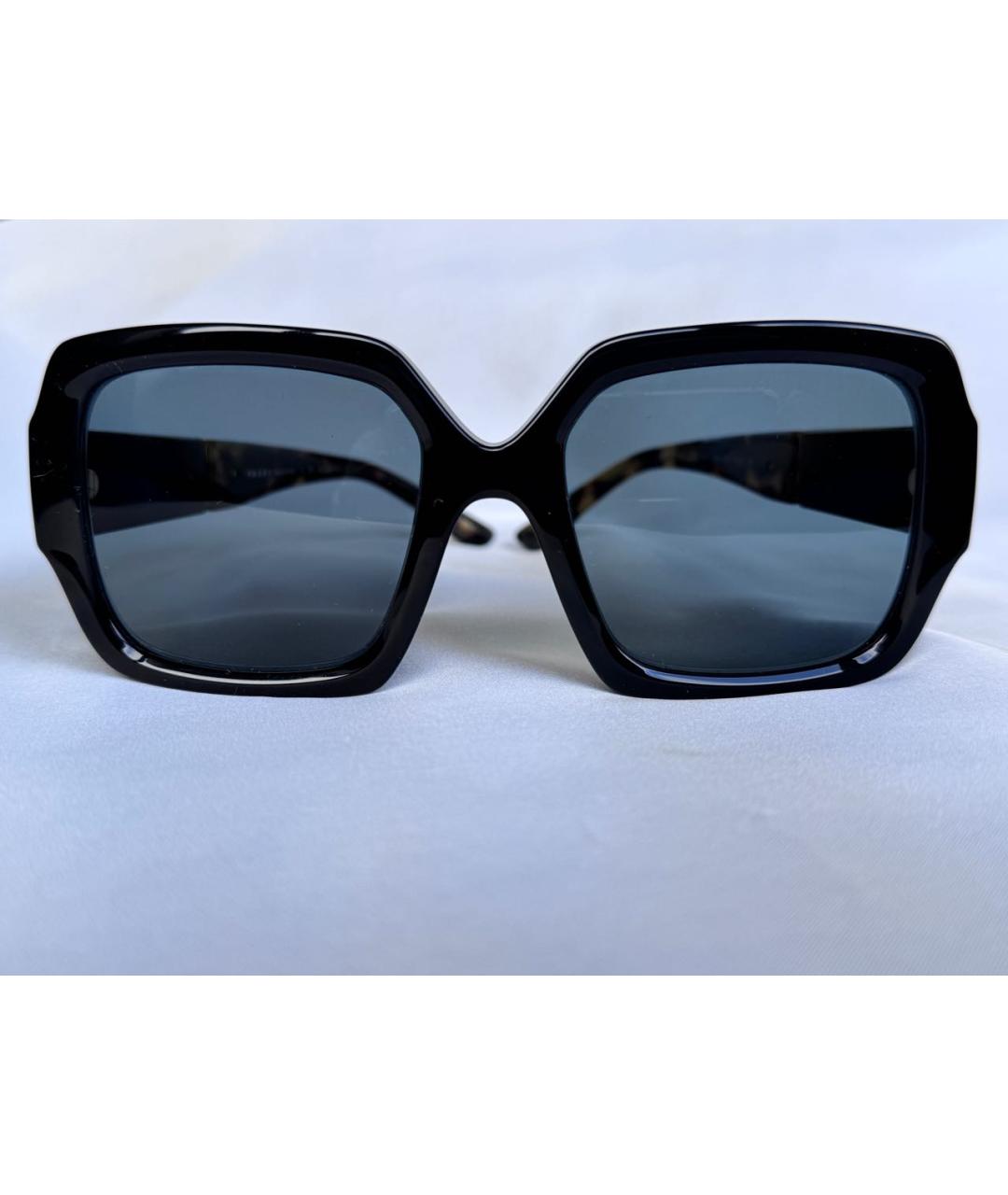 PRADA Черные пластиковые солнцезащитные очки, фото 5
