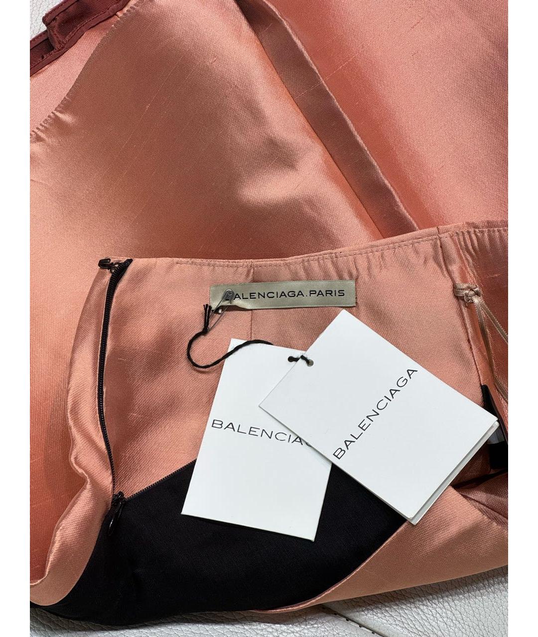 BALENCIAGA Шелковая юбка мини, фото 5