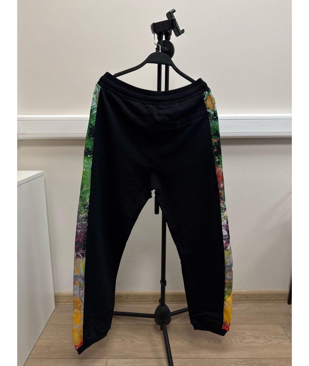 JUST CAVALLI Черные хлопковые спортивные брюки и шорты, фото 2