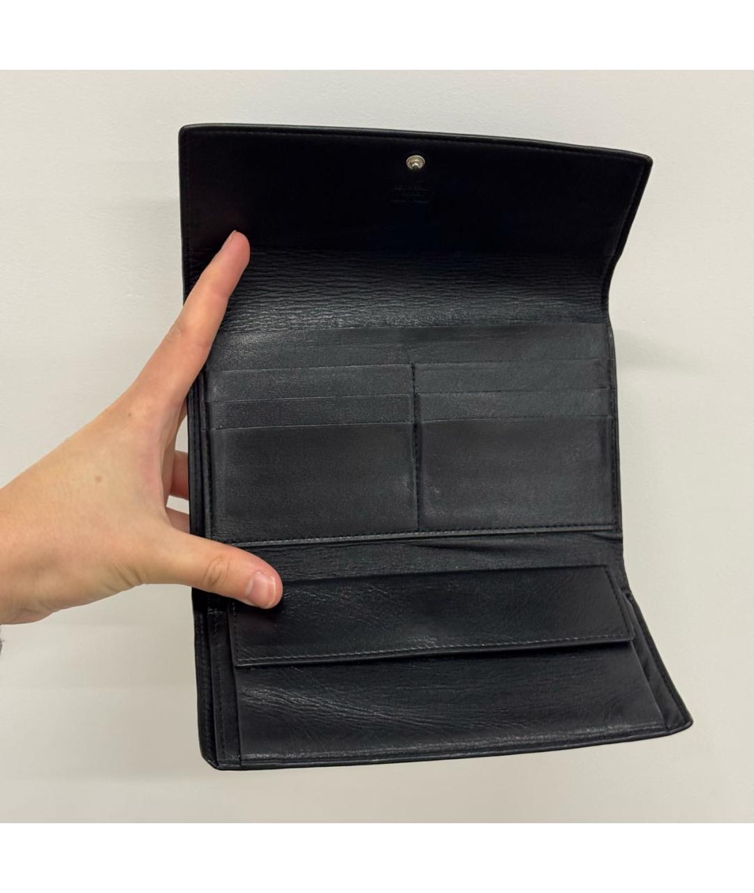 GOYARD Черный кошелек, фото 5