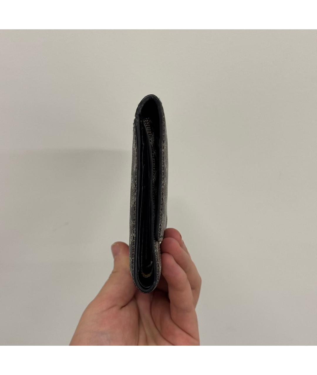 GOYARD Черный кошелек, фото 4
