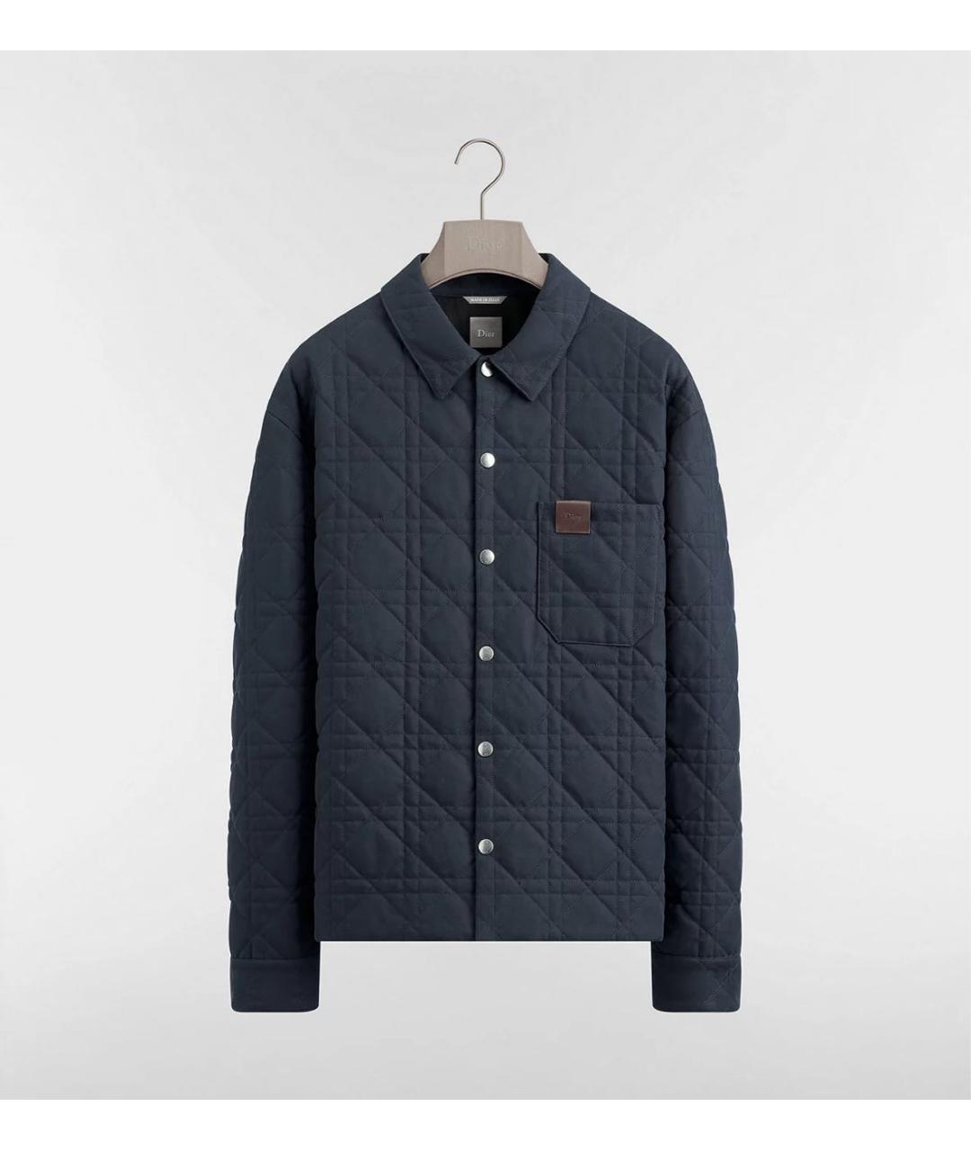 CHRISTIAN DIOR Темно-синяя хлопковая куртка, фото 5