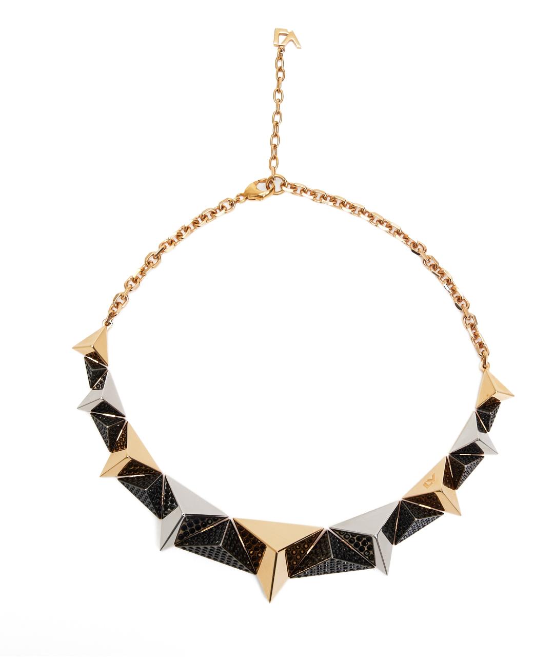 LOUIS VUITTON Золотое металлическое колье, фото 1