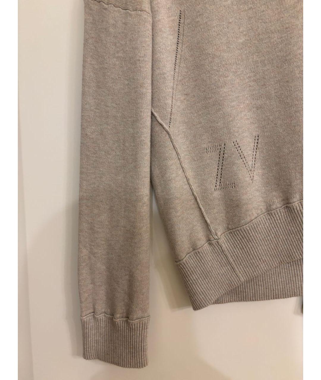 ZADIG & VOLTAIRE Бежевый хлопковый джемпер / свитер, фото 7