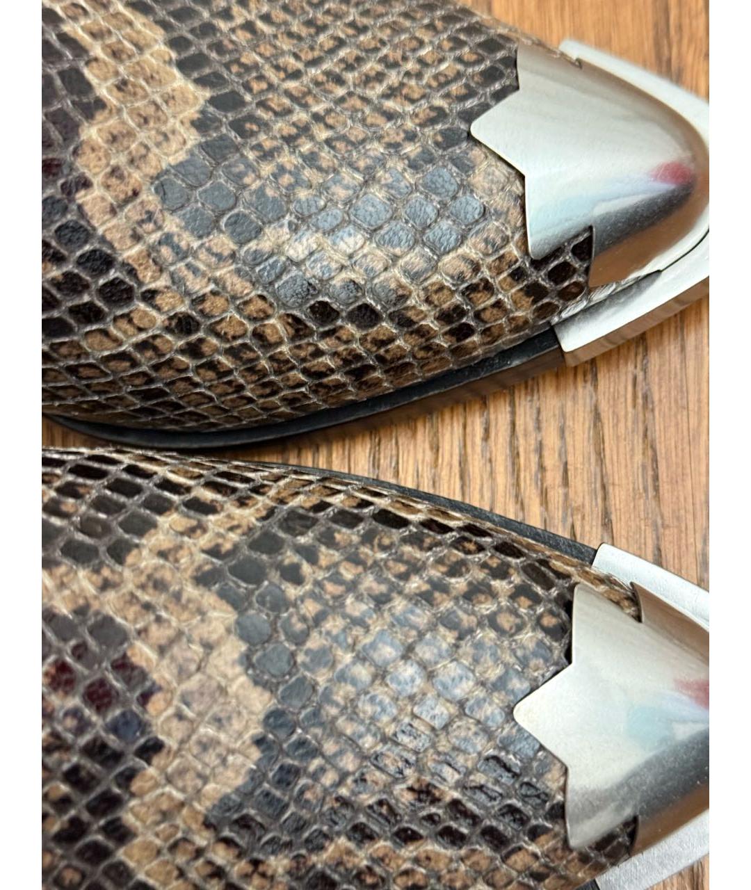 ASH Коричневые кожаные ботильоны, фото 7