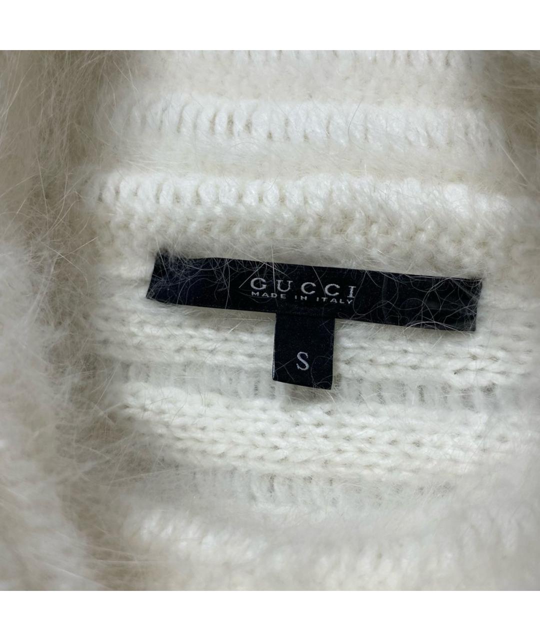 GUCCI Белый джемпер / свитер, фото 3