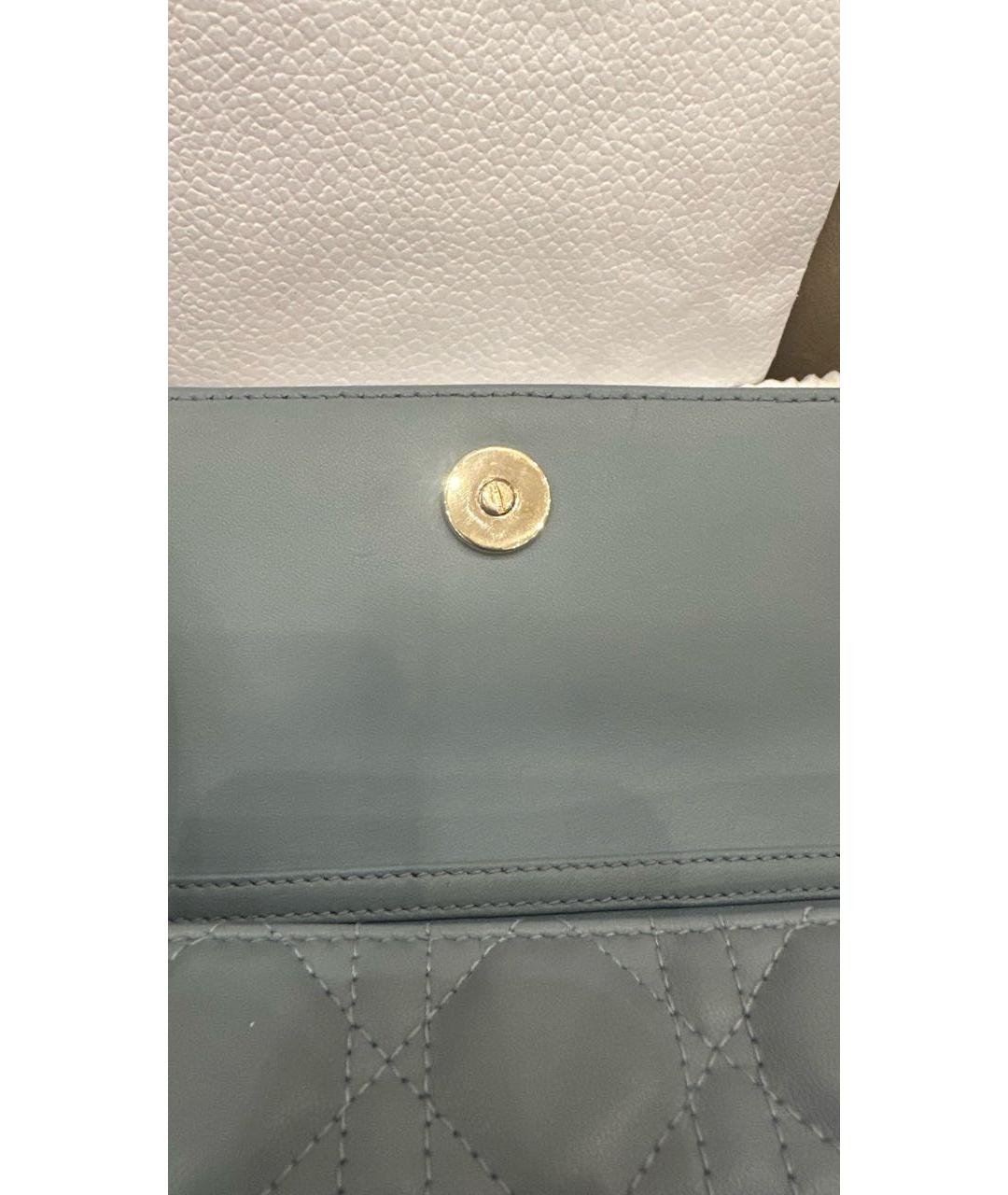 CHRISTIAN DIOR Голубая сумка через плечо, фото 3