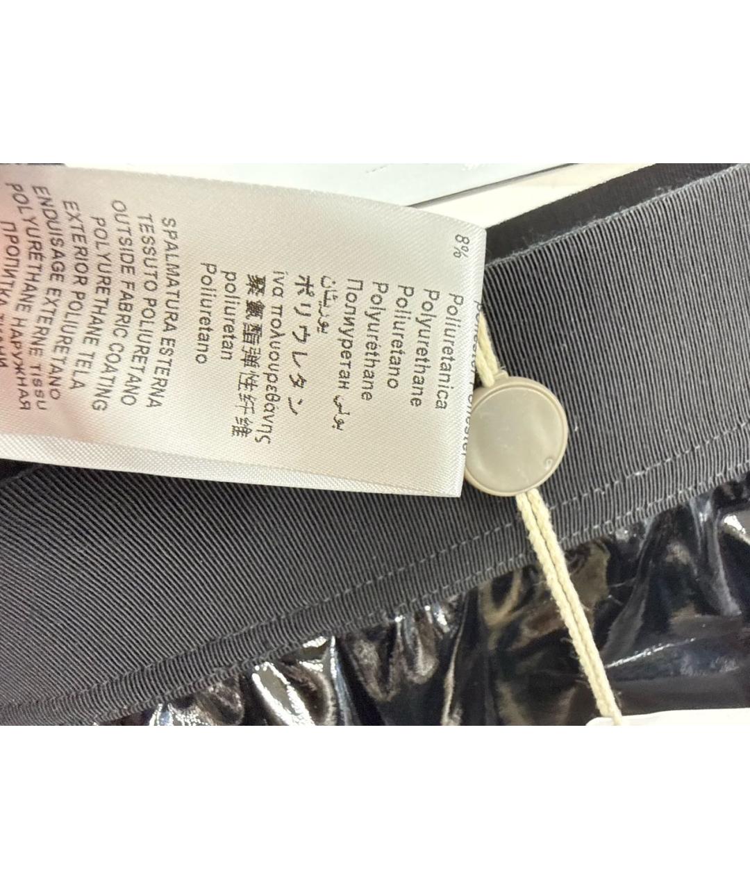 ELISABETTA FRANCHI Черные полиамидовые леггинсы и велосипедки, фото 5