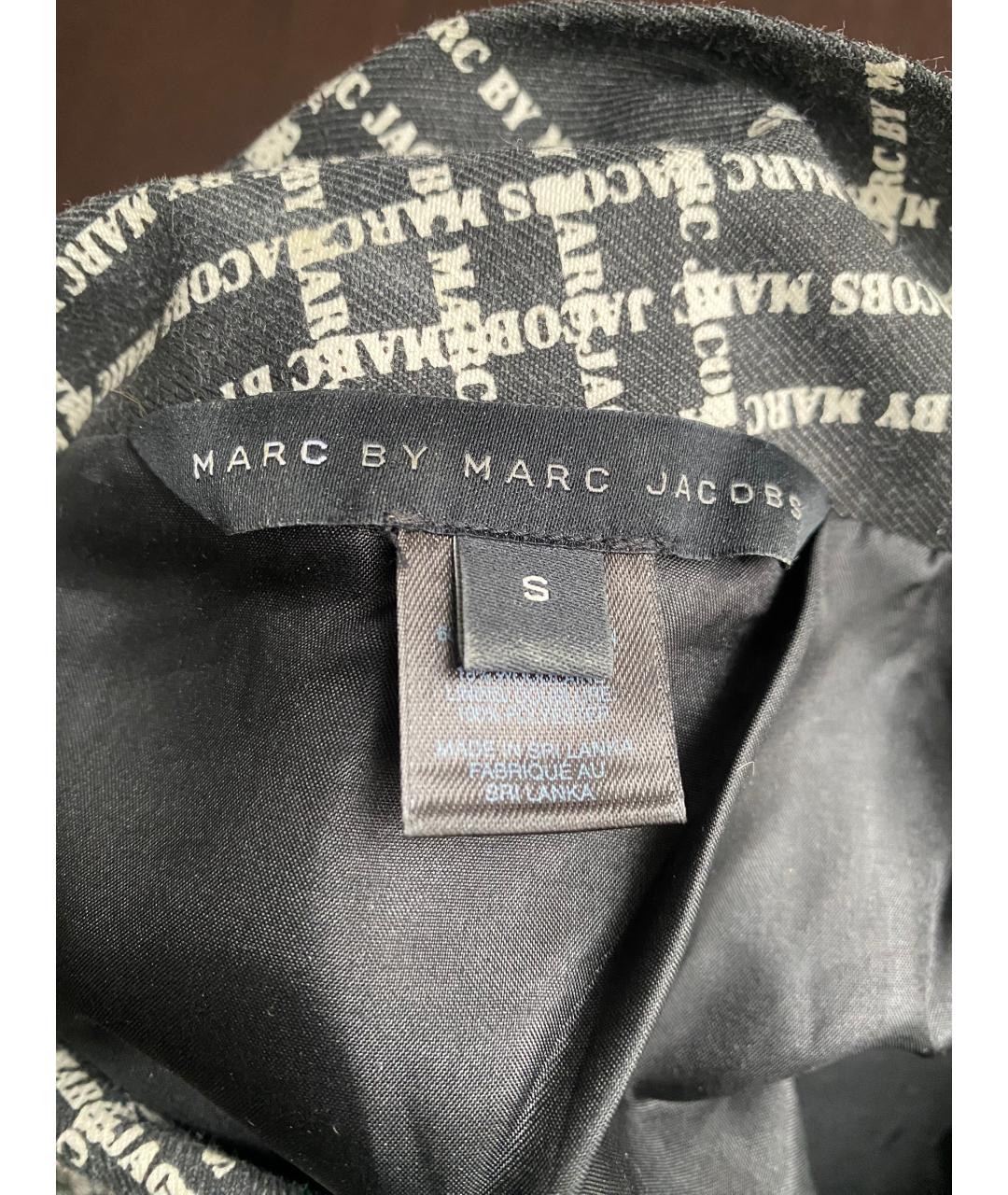 MARC JACOBS Черное хлопковое платье, фото 4