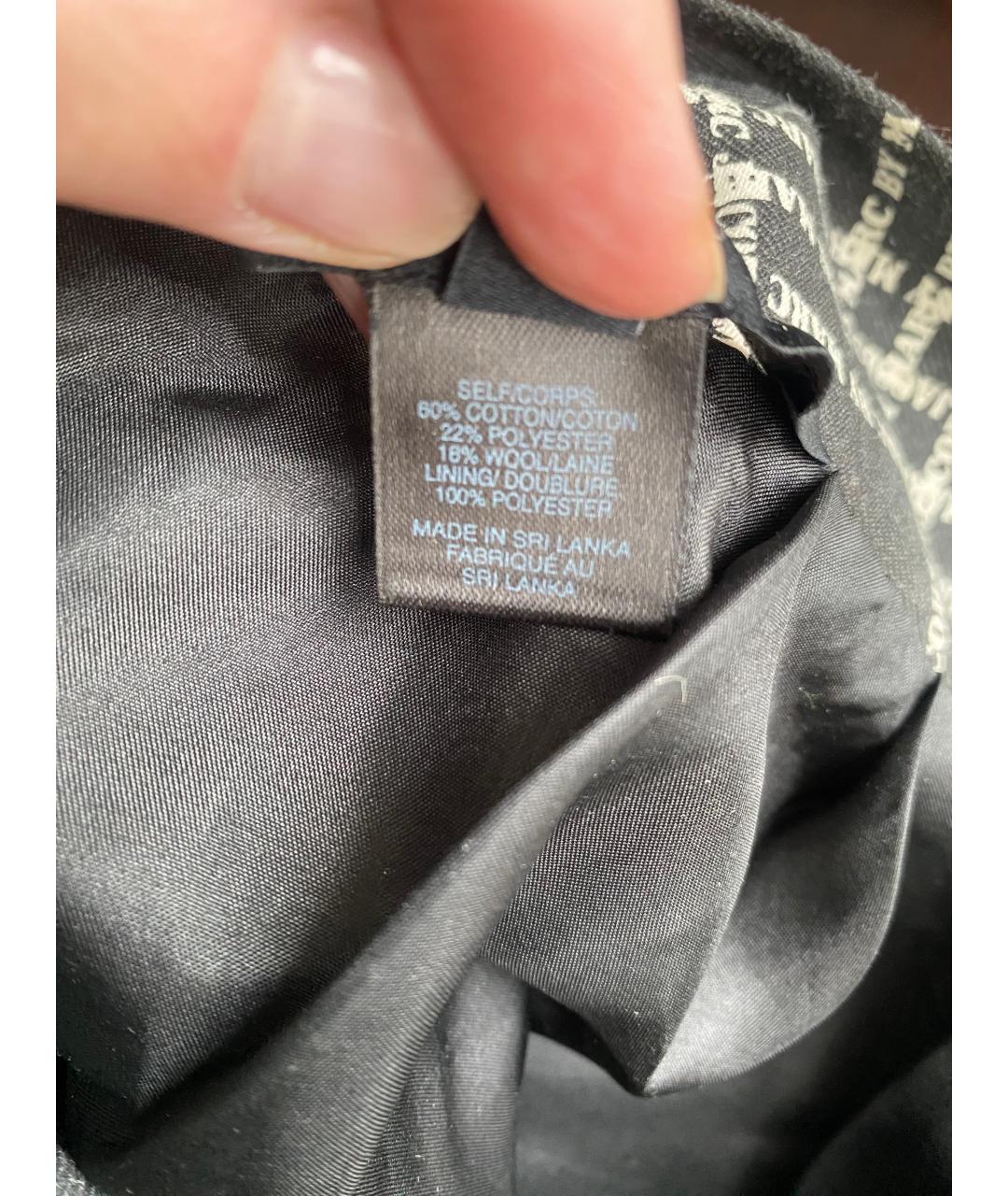 MARC JACOBS Черное хлопковое платье, фото 5