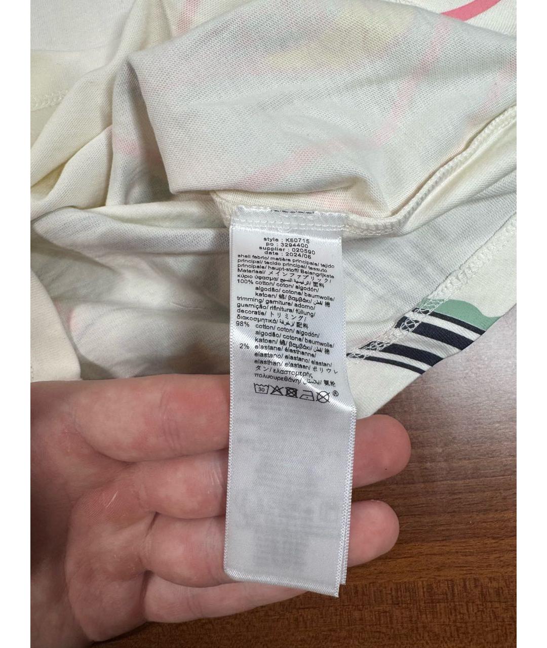 KENZO Белый хлопковый детская футболка / топ, фото 2