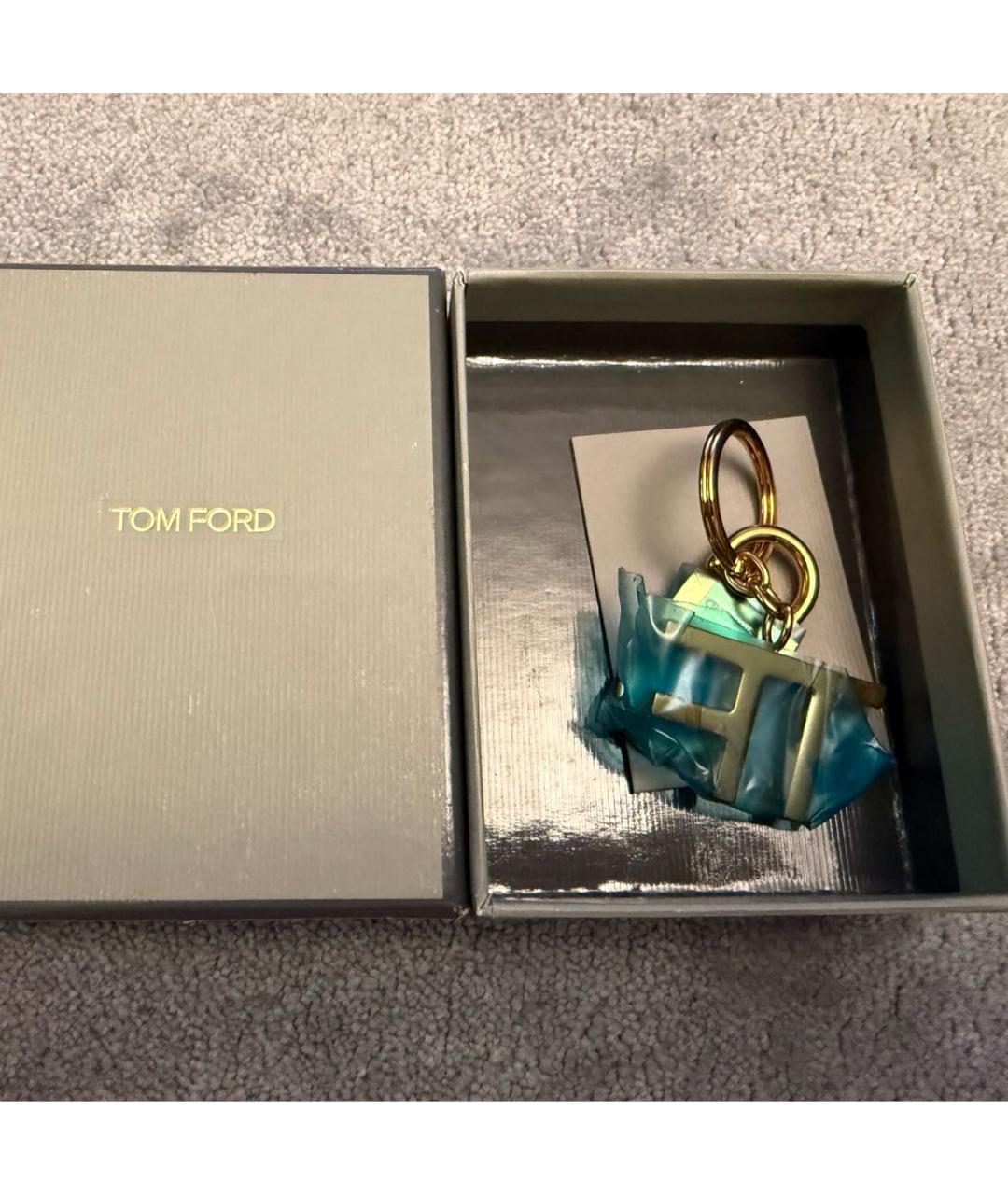 TOM FORD Золотой брелок, фото 4