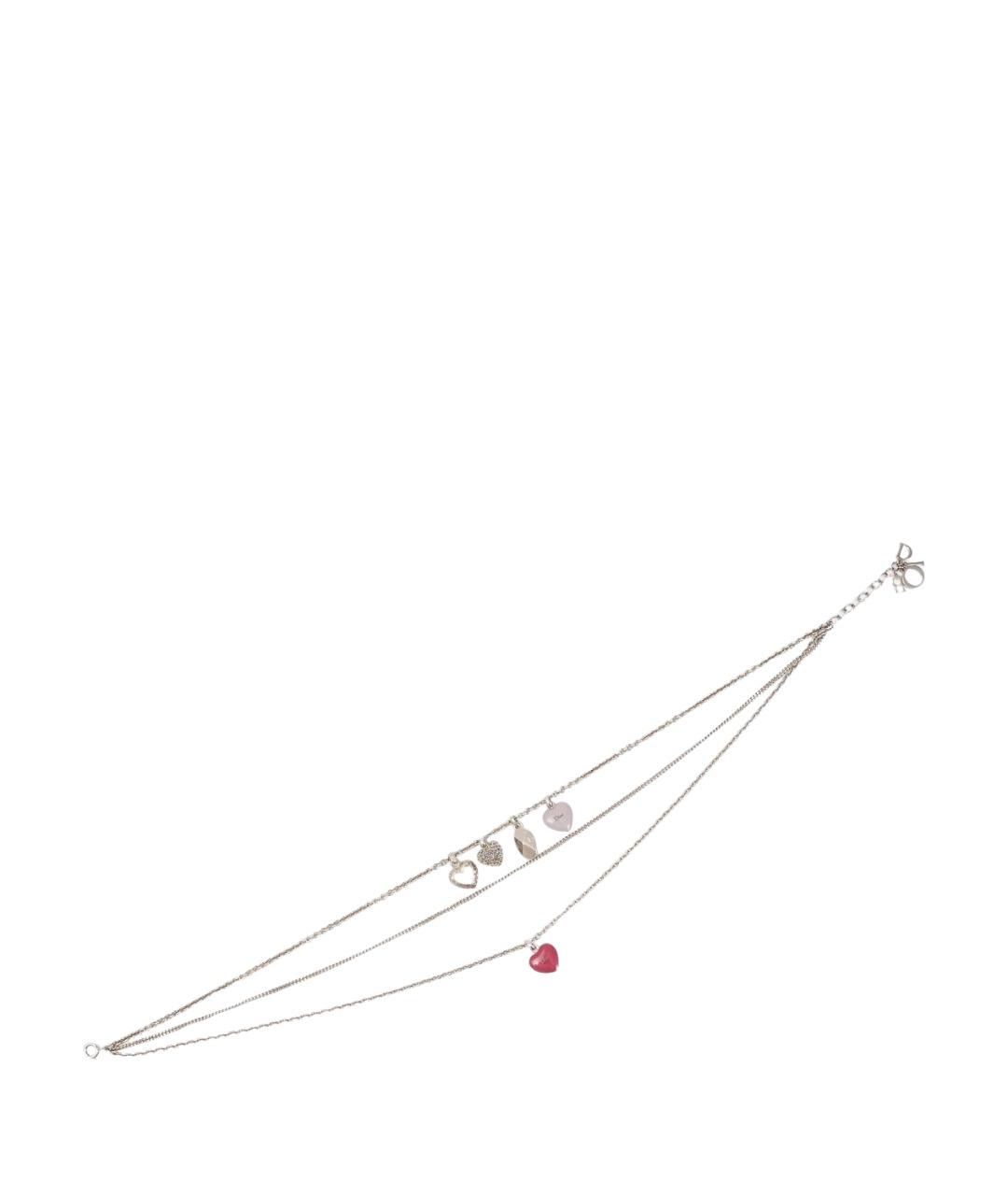 CHRISTIAN DIOR Серебряная металлическая цепочка, фото 1