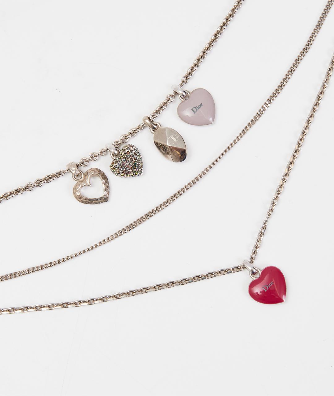 CHRISTIAN DIOR Серебряная металлическая цепочка, фото 2