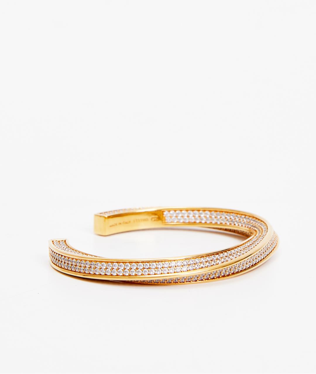 CELINE Золотой металлический браслет, фото 2