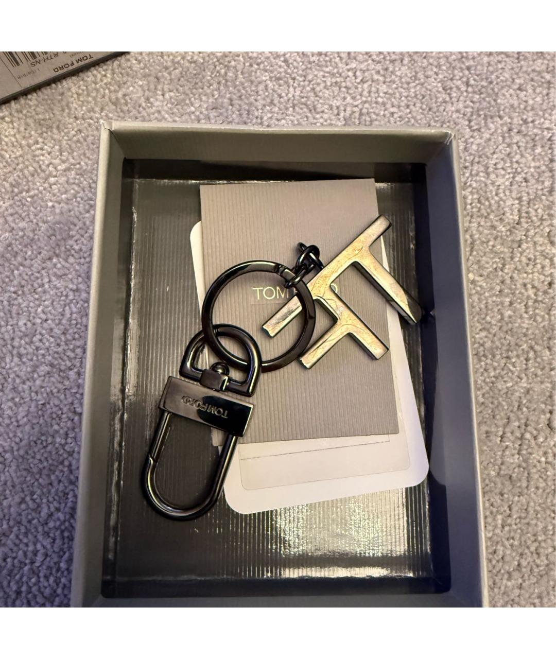 TOM FORD Антрацитовый брелок, фото 2