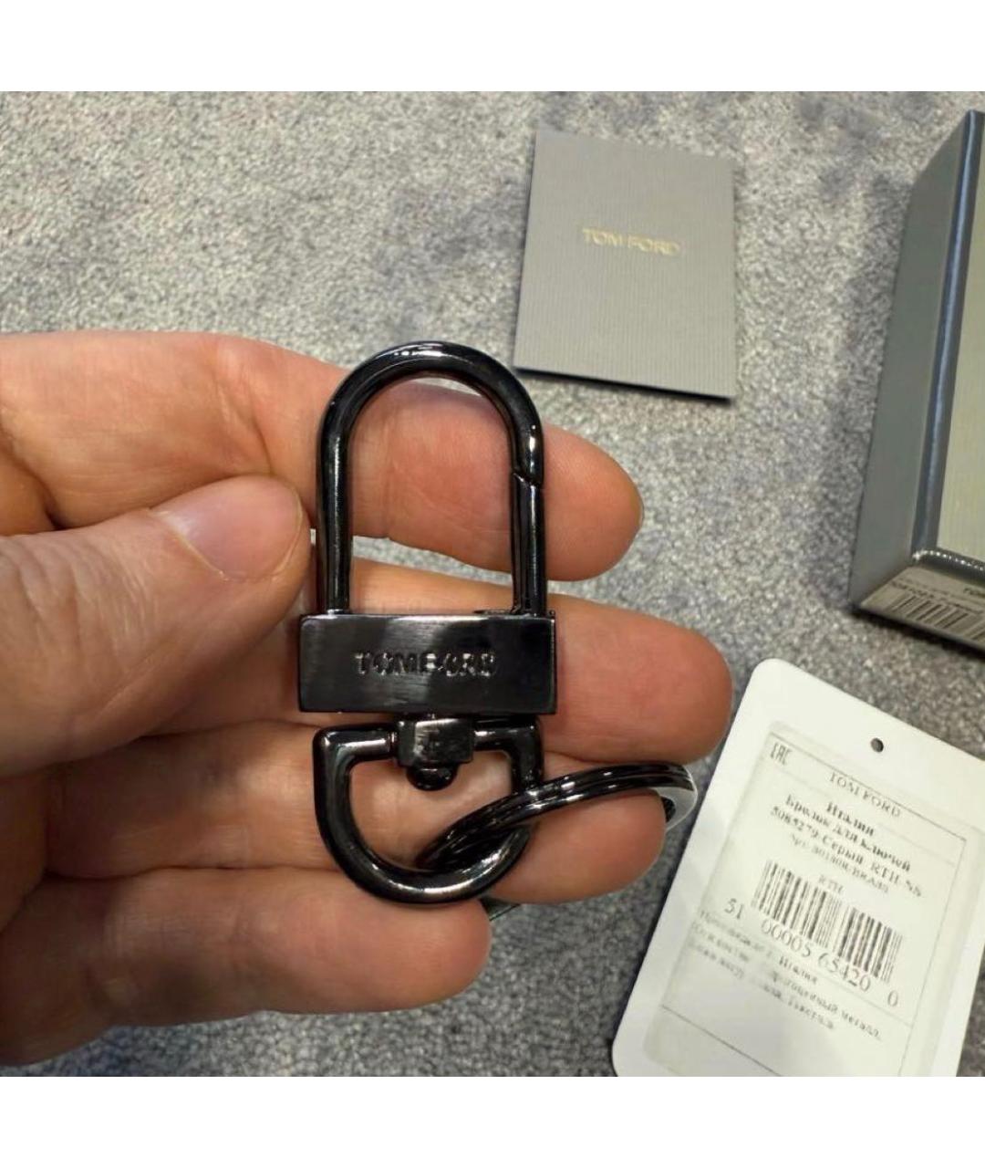 TOM FORD Антрацитовый брелок, фото 4