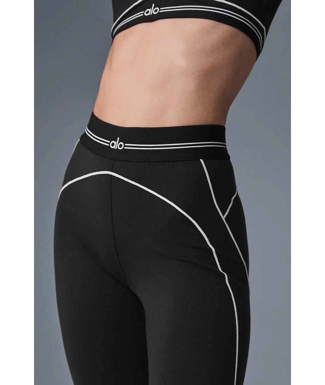 ALO YOGA Черные спортивные брюки и шорты, фото 3