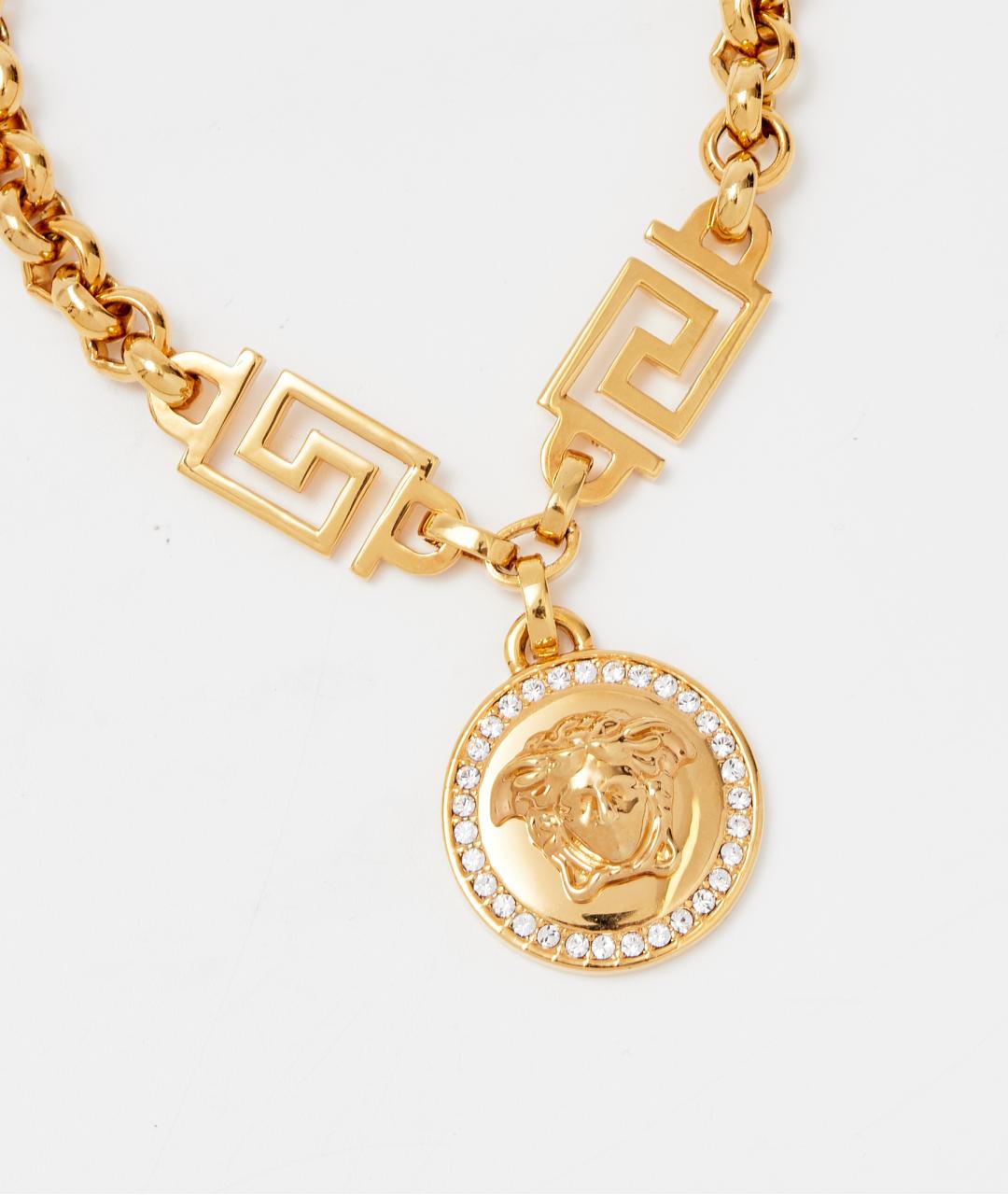 VERSACE Золотой металлический браслет, фото 2