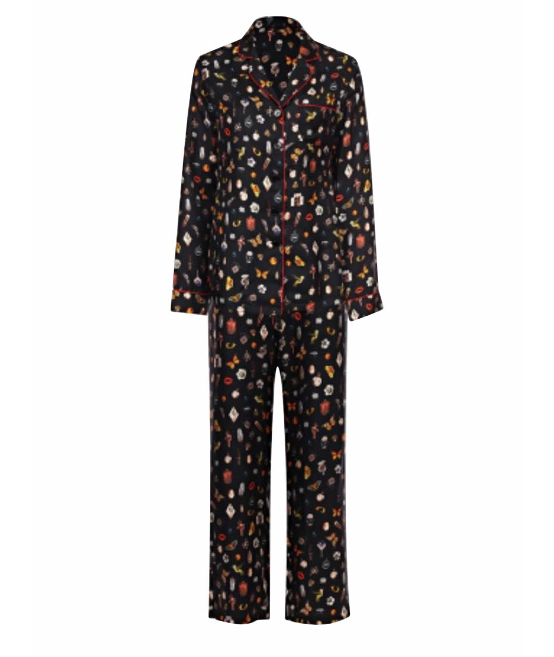 ALEXANDER MCQUEEN Мульти шелковый костюм с брюками, фото 1