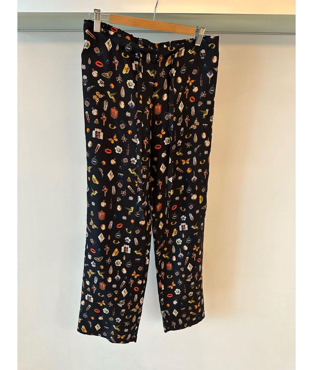 ALEXANDER MCQUEEN Мульти шелковый костюм с брюками, фото 3