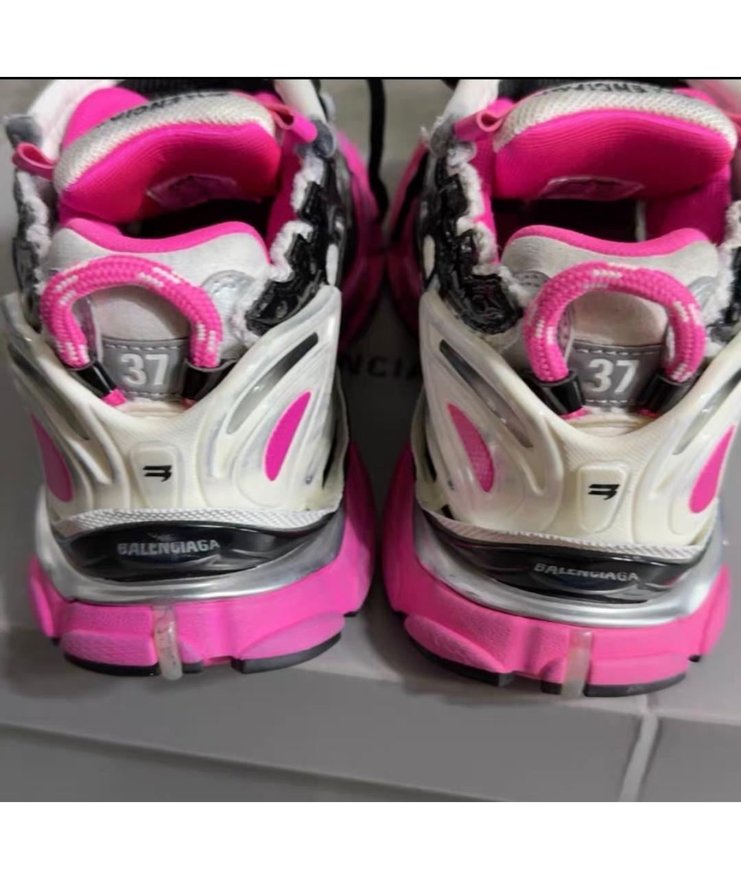 BALENCIAGA Розовые кроссовки, фото 4