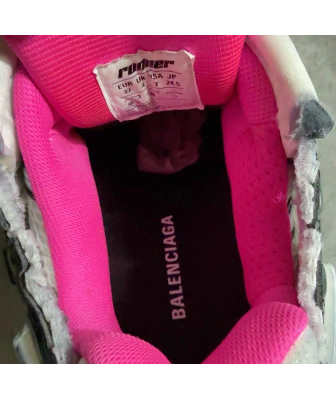 BALENCIAGA Розовые кроссовки, фото 3
