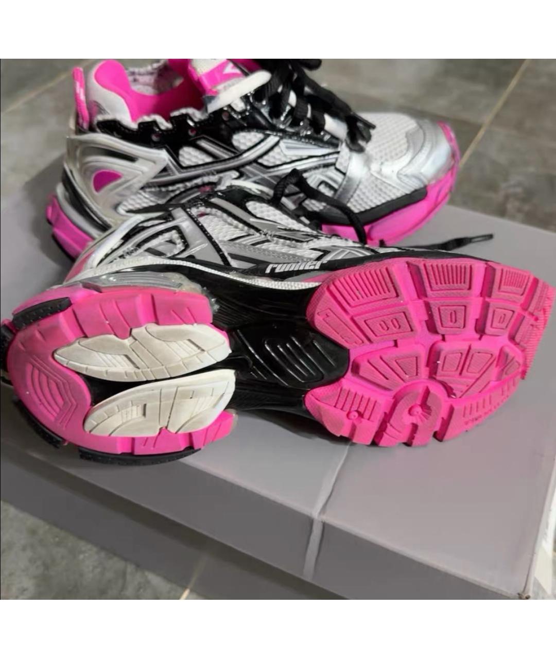 BALENCIAGA Розовые кроссовки, фото 5