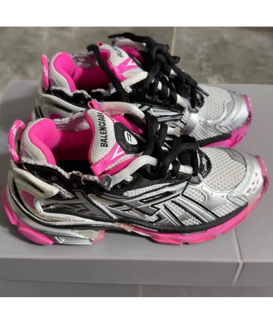 BALENCIAGA Розовые кроссовки, фото 6