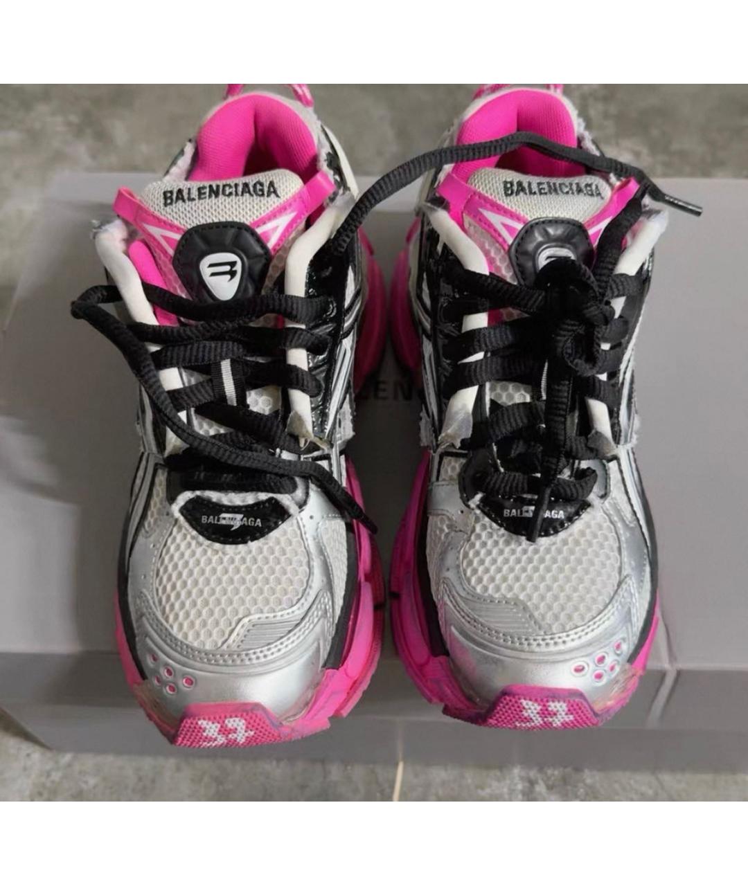BALENCIAGA Розовые кроссовки, фото 2