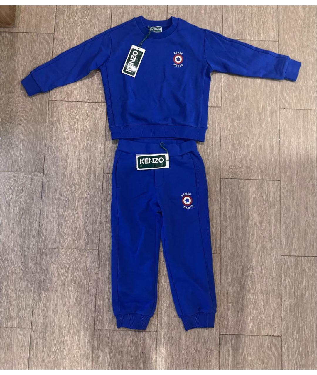 KENZO Синий хлопковый комплект, фото 1