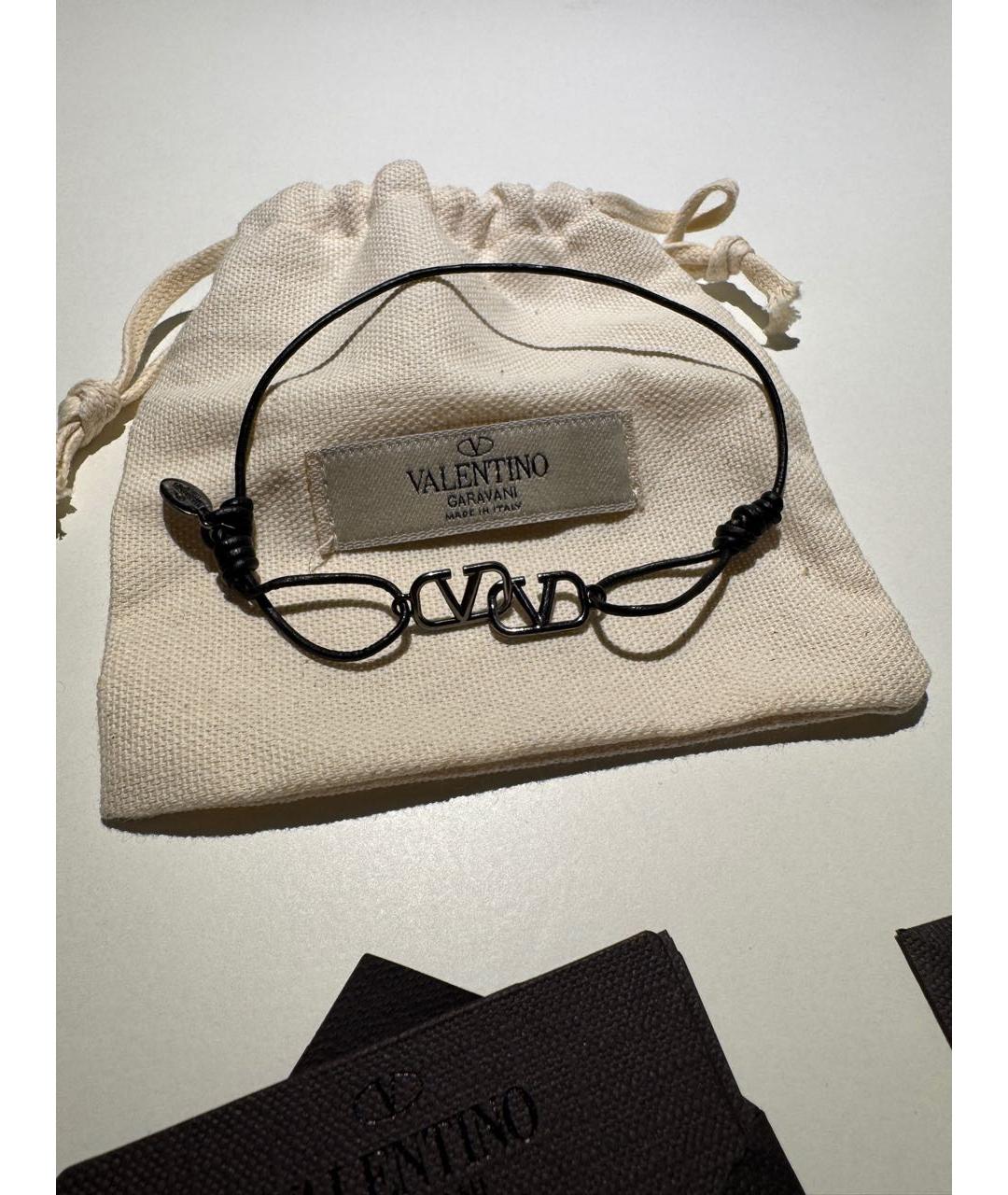 VALENTINO Черный браслет, фото 2