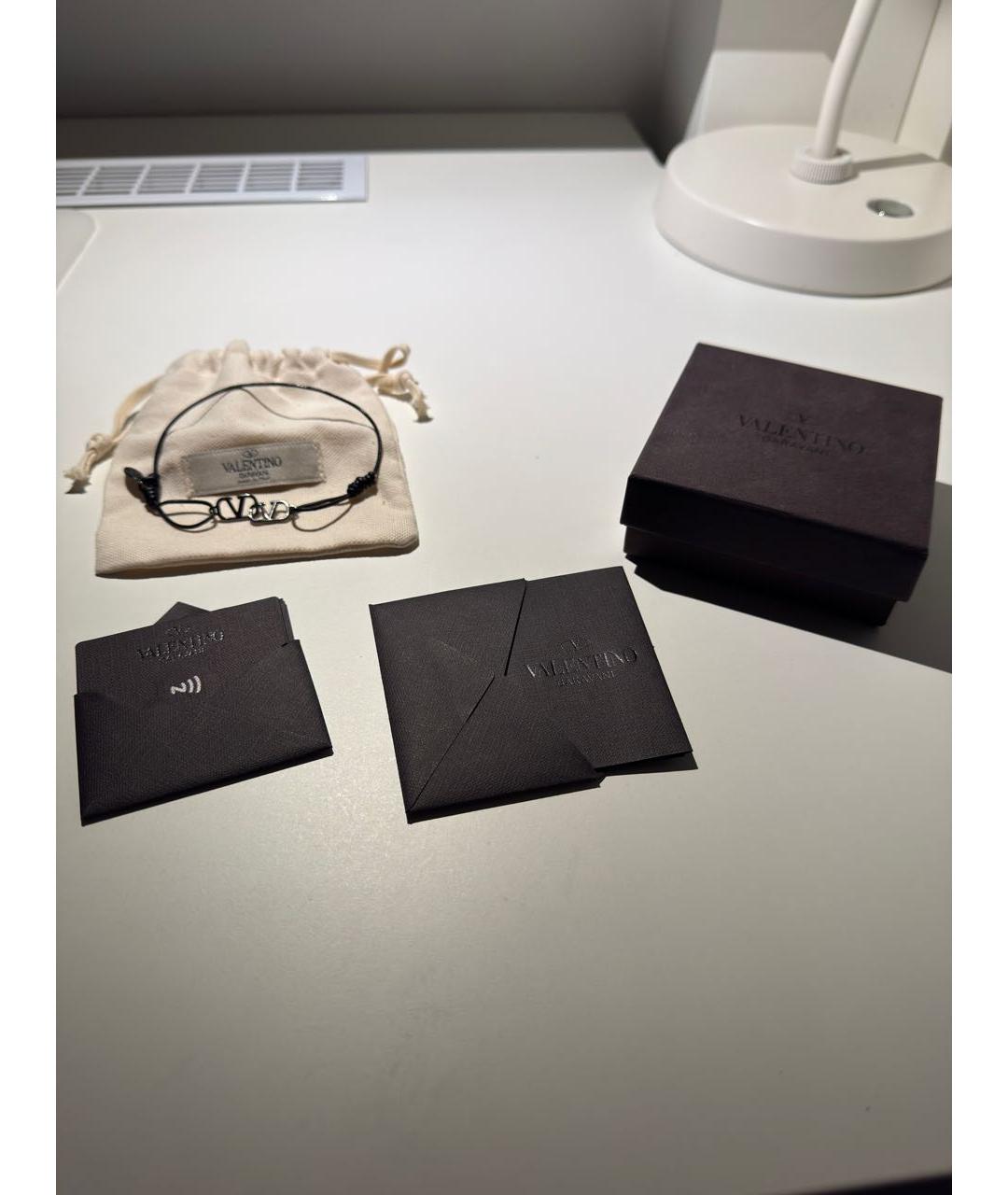 VALENTINO Черный браслет, фото 3