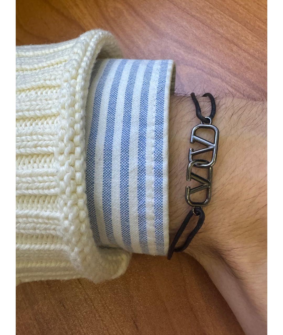 VALENTINO Черный браслет, фото 5