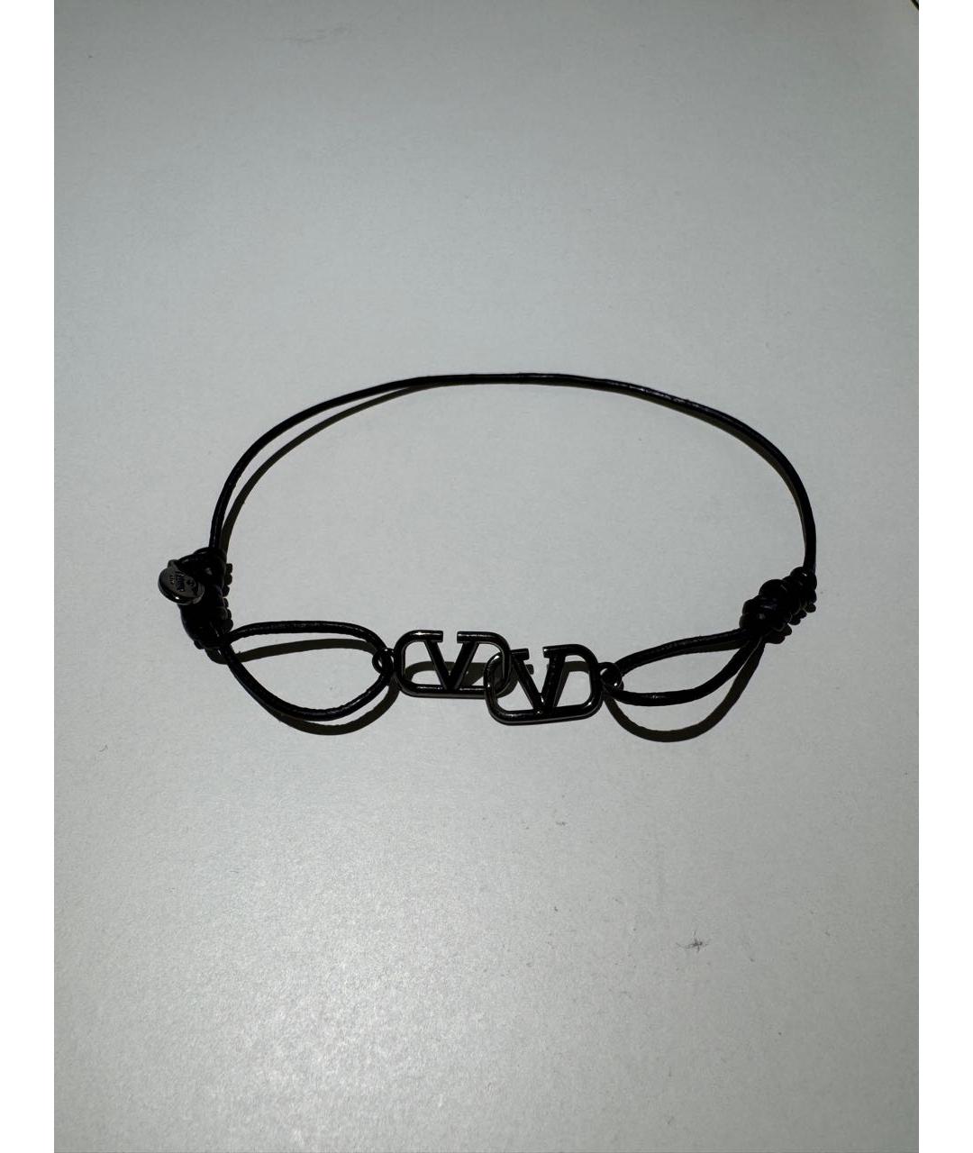 VALENTINO Черный браслет, фото 6