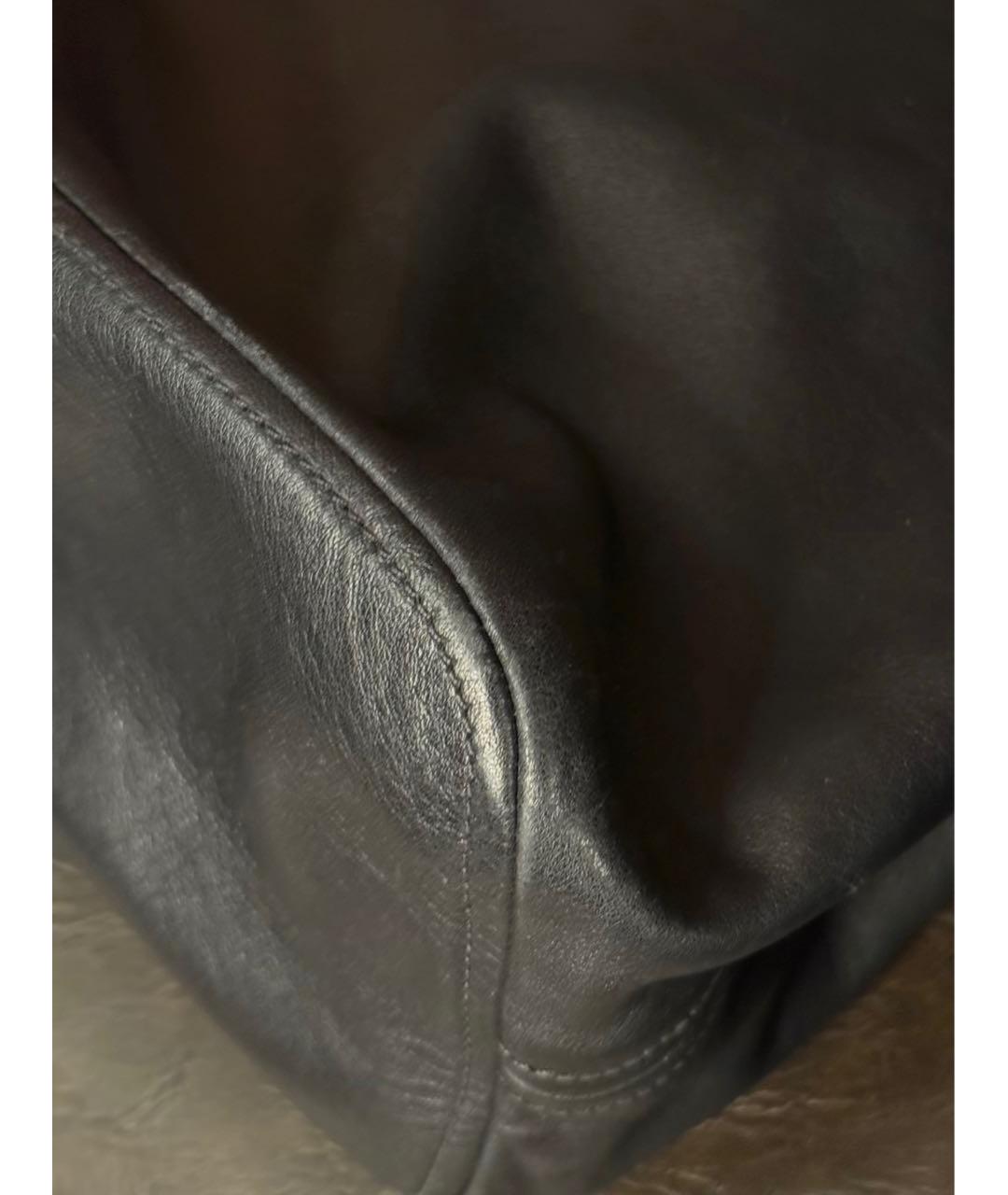 PRADA Черная кожаная сумка через плечо, фото 8