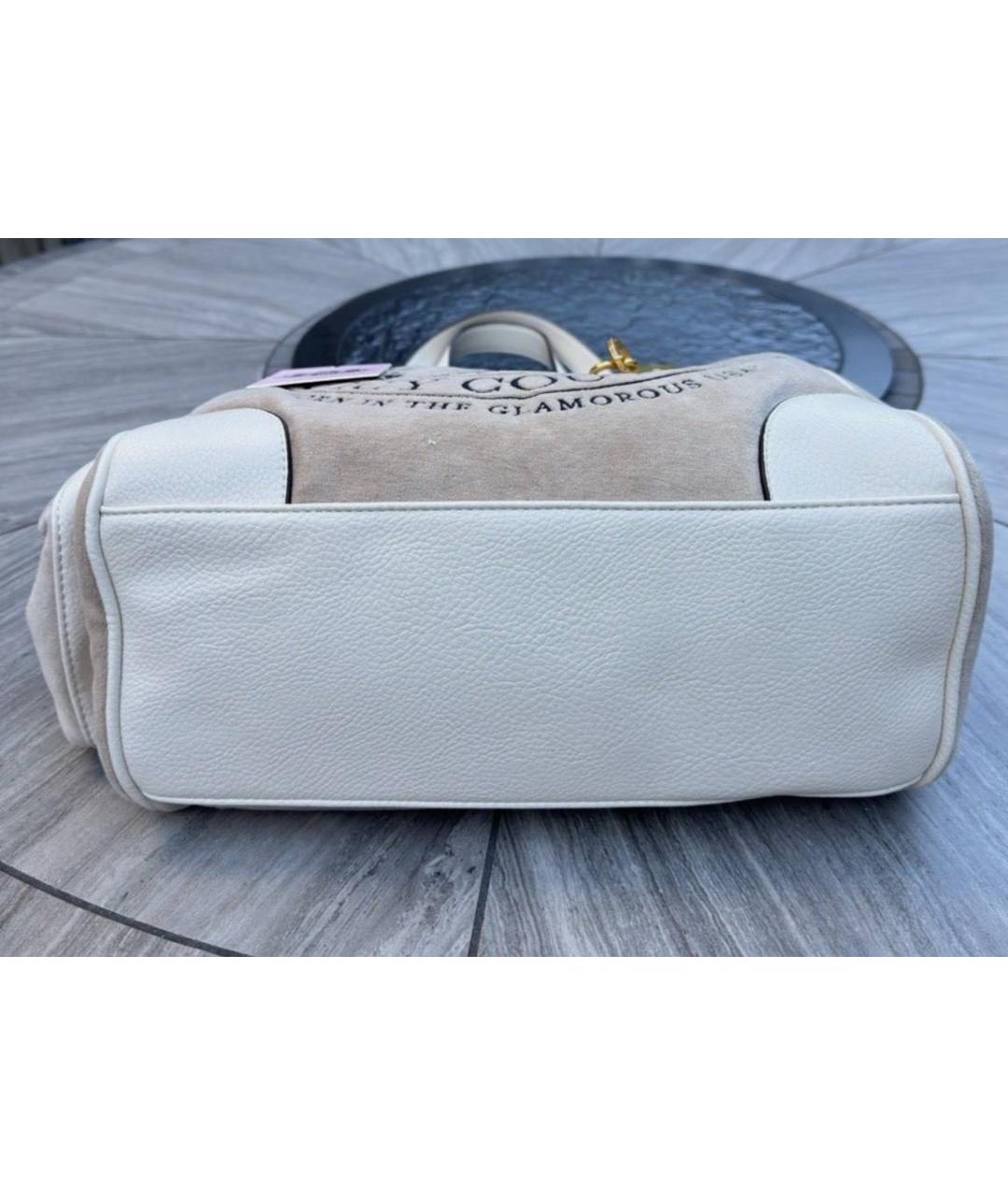 JUICY COUTURE Бежевая сумка тоут из искусственной кожи, фото 4