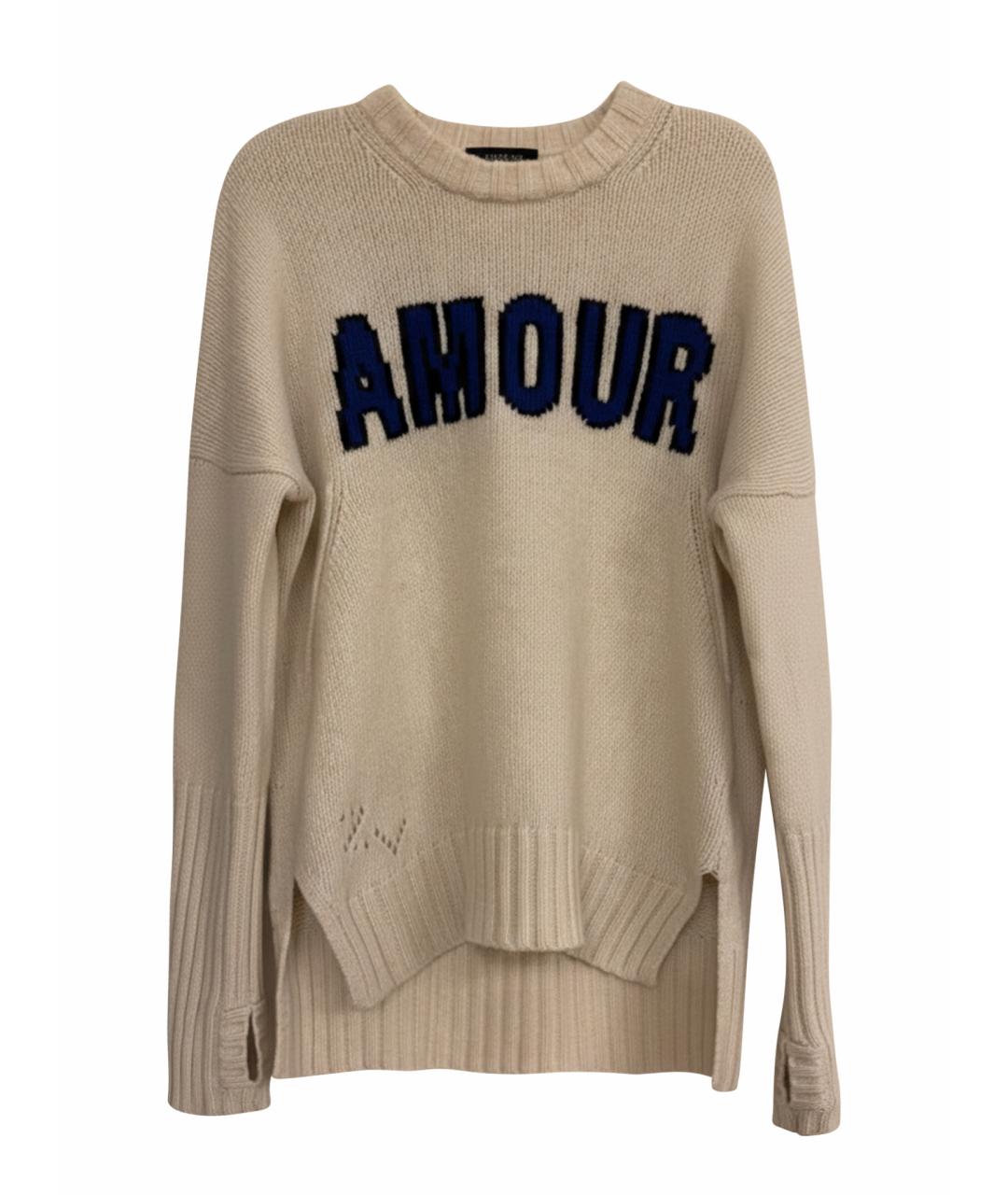 ZADIG & VOLTAIRE Бежевый шерстяной джемпер / свитер, фото 1