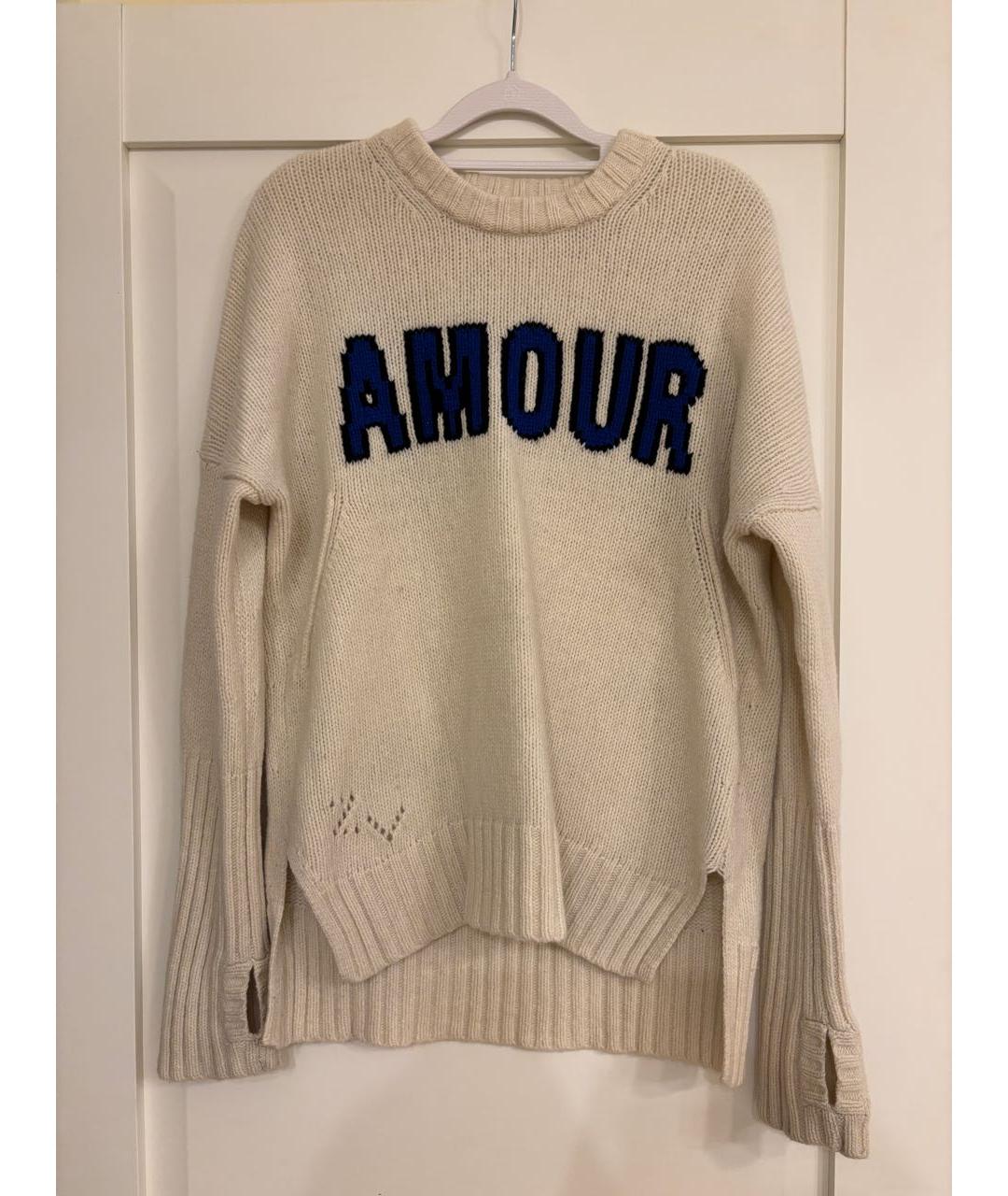 ZADIG & VOLTAIRE Бежевый шерстяной джемпер / свитер, фото 9
