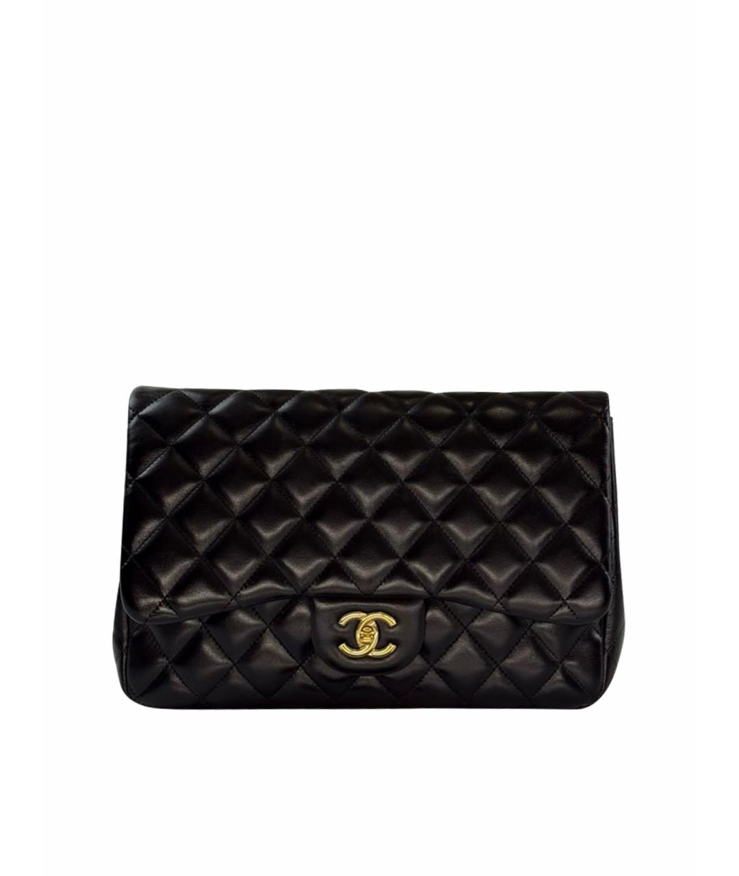 CHANEL Черная кожаная сумка через плечо, фото 1